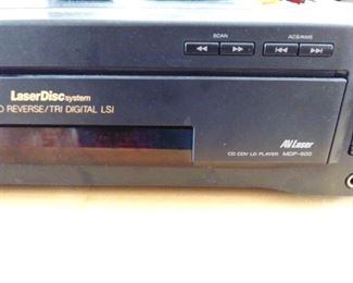 Reverse of Sony laser disk player with auto reverse