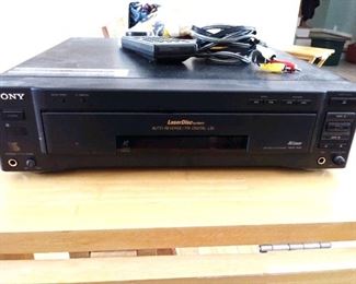 Sony dvd cd laser disc/ disk player 