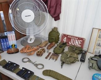Military and camping items