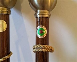 brass head walking sticks