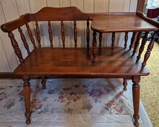ethan allen telephone bench