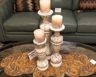 Set of candle sticks
