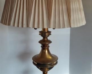 Matching brass lamp