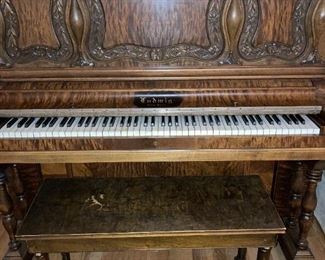 Beautiful Ludwig upright piano need a new home.  Please help