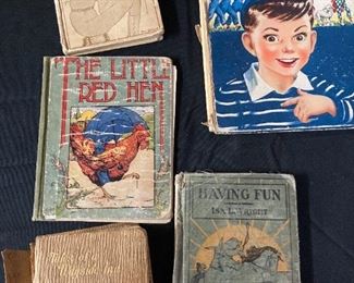 Vintage childrens books, early 1900's