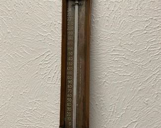Brass thermometer