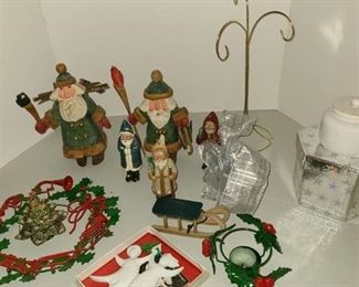 Assorted Christmas decor