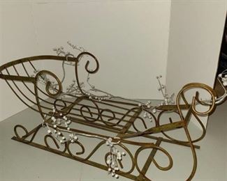 Metal sleigh 27 x 8