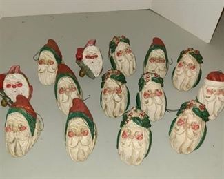 Santa ornaments