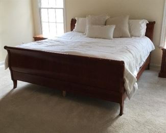Ethan Allen Cherry King Size bed