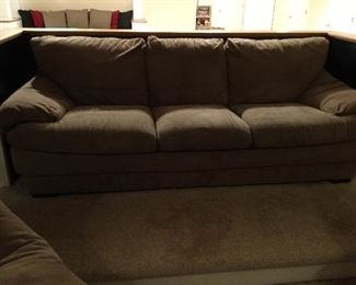 Natuzzi Ultra Suede sofa