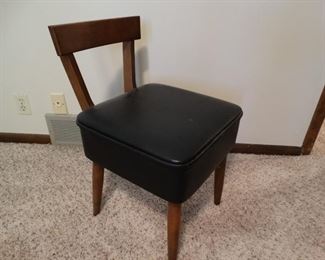 Sewing chair with storage