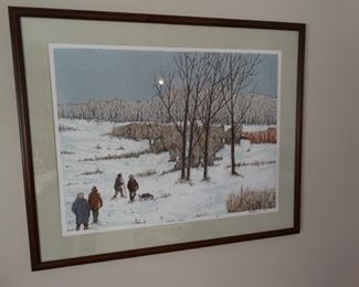 Bartek "February Snow" Serigraph