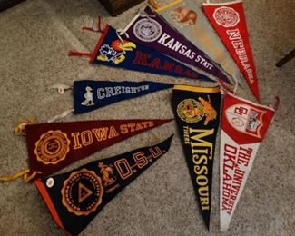 Big 8 Vintage pennants & Creighton