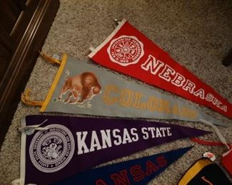 Vintage pennants