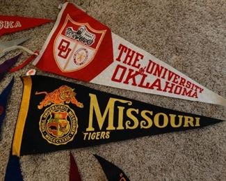 Vintage pennants