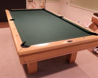 Brunswick pool table with olHausen ping pong top