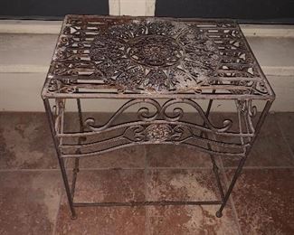 $65 METAL END TABLE