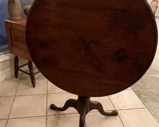 $375 TILT TOP MAHOGANY TABLE  36x26x20