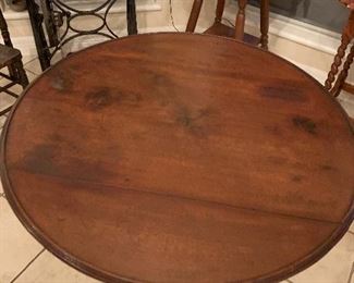 $375 TILT TOP MAHOGANY TABLE  36x26x20