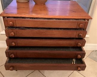 $275 SOLID WOOD MAPS OR MUSIC CHEST