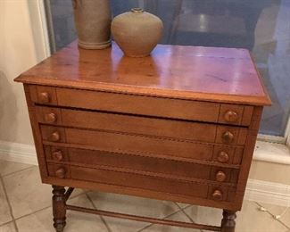 $275~SOLID WOOD MAPS OR MUSIC CHEST