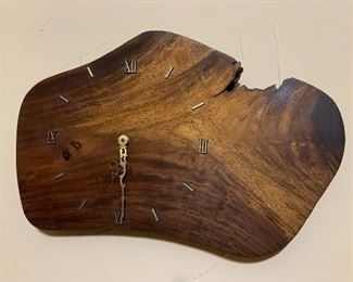 $50 WOOD CLOCK