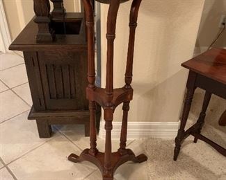 $150 SOLID WOOD GLOBE TOP PLANT STAND