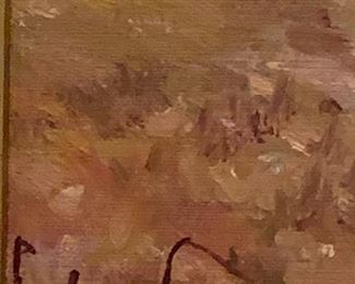 $165 PEDRO LEASANO (SP?) OIL LANDSCAPE 