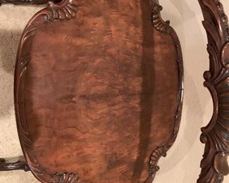 $350- SMALL FLIP TOP TEA TABLE 18X19X