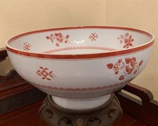 $200 CHINESE BOWL ON STAND