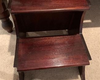 $150 MAHOGANY BED STEP