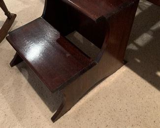 $150 MAHOGANY BED STEP