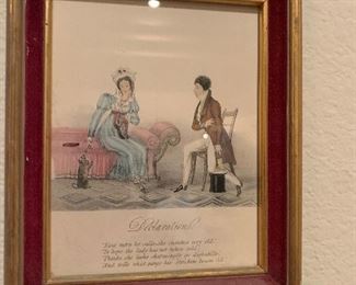 $80 SET OF 4 1700S EDWARDIAN MAGAZINE ART 5X7