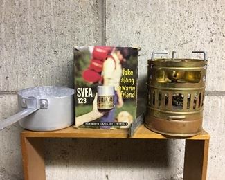Shea 123 white gas camp stove made in Sweden