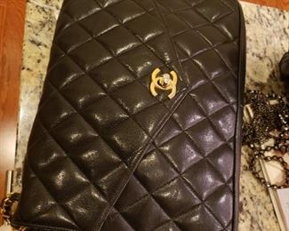 Chanel Flap Large Classic Black Caviar Shoulder Bag