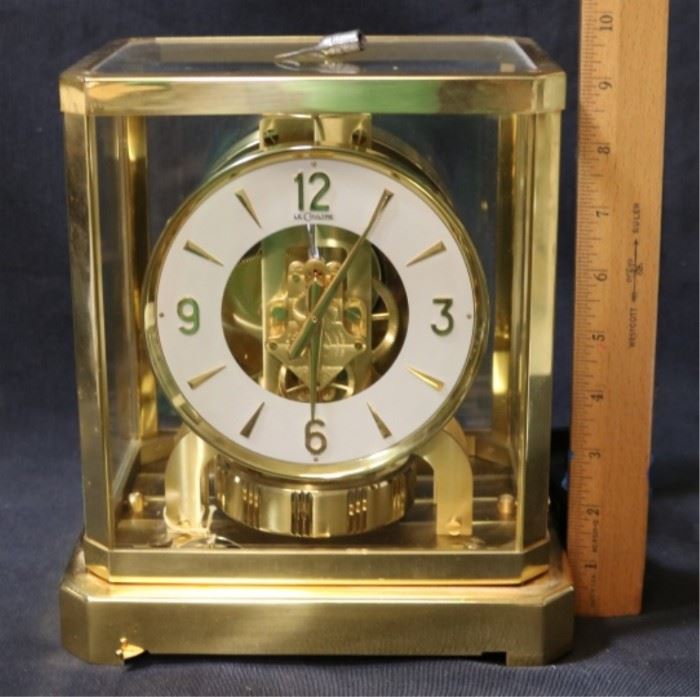 1 - Le Couture Swiss Brass Mantle Clock