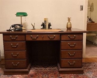 Cherry executive desk