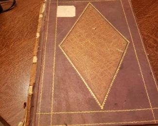 Vintage Ledger Book
