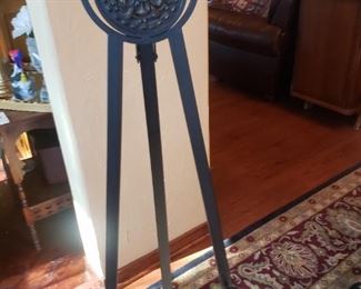 Black Wrought Iron Easel