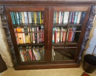 Antique Hand-Carved Display Cabinet
