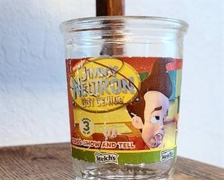 Collectable Jimmy Neutron Welch's jelly glass.