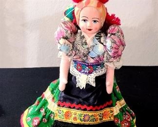 Vintage  Collectable German plastic arms doll