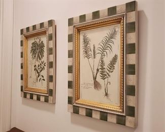 Botanical prints - 18" x 14"