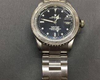Black Face Rolex Oyster Perpetual Submariner Swiss 16233 Watch - (NOT checked for authenticity, assume FAKE when bidding, buy AS IS)