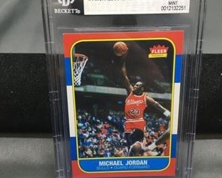 BGS Graded 1996-97 Fleer Decade of Excellence MICHAEL JORDAN Bulls Basketball Card - MINT 9