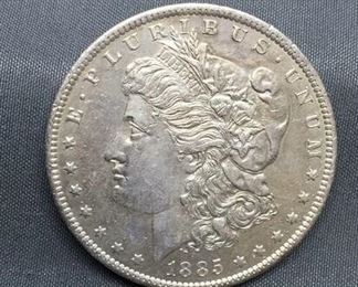 1885-O United States Morgan Silver Dollar - 90% Silver Coin