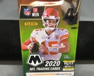 Factory Sealed 2020 Panini Mosaic NFL Football 4 Card Pack - Burrow, Herbert, Tua RC?