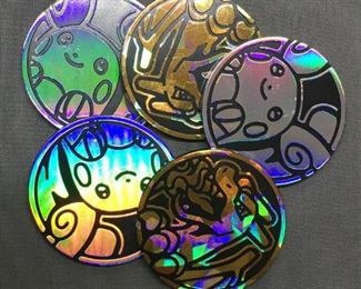 5 Count Lot Pokémon CHARIZARD & PIKACHU Promo Token Coins