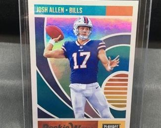 2018 Panini Rookie Wave #4 JOSH ALLEN Bills ROOKIE Football Card